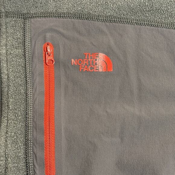 The North Face Men's XL 1/4 Zip Fleece Pullover Jacket Gray Polartec Dome Logo - Picture 4 of 15
